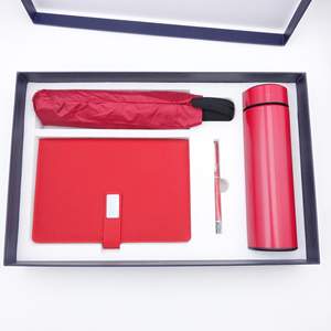 Coffret Cadeau Personnalisé pour la Journée des Enseignants : Parapluie, Bouteille Isotherme, Tasse, Carnet, Stylo et Thermos - Product Image 1