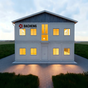 Casa Contenedor de Lujo de Dos Pisos de 40 pies con 3 Habitaciones, Casa Prefabricada, Contenedores de Cabina de <span class=keywords><strong>Hotel</strong></span> Expandibles, Incluye Baño y Cocina - Product Image 2