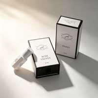 Caja de Regalo de Cartón Rígido Personalizada de Lujo, Venta al por Mayor, Impresión de Logotipo Personalizado, Caja de Embalaje con Cajón para Cosméticos, Fragancias y Aceites Esenciales