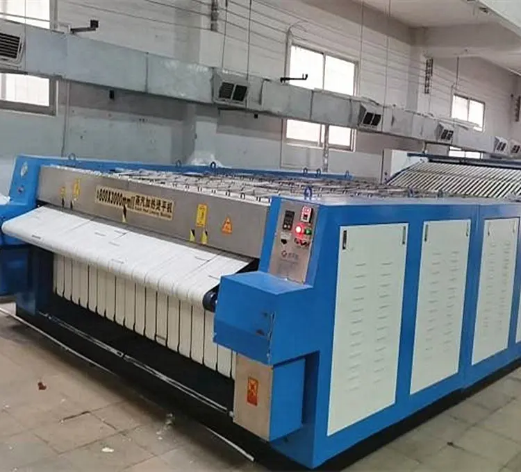 Jieshen Commercial laundry equipment automatic laundry iron machine 5 roller flat work sheets ironing press Machine
