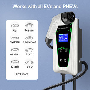 Smart Type 2 EV Charger <span class=keywords><strong>Wall</strong></span> <span class=keywords><strong>Box</strong></span> <span class=keywords><strong>stazione</strong></span> <span class=keywords><strong>di</strong></span> <span class=keywords><strong>ricarica</strong></span>-Rapid EV WallbBox 32 AMP 22kw IP67 <span class=keywords><strong>stazione</strong></span> per auto elettrica con scheda RFID - Product Image 4