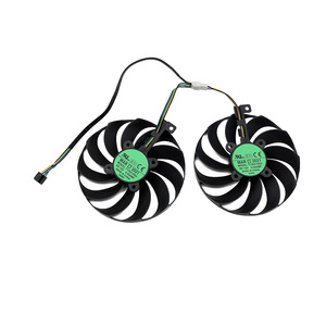 95 มม.T129215SU 4Pin พัดลมระบายความร้อนสําหรับ <span class=keywords><strong>ASUS</strong></span> Radeon <span class=keywords><strong>RX</strong></span> 5700XT <span class=keywords><strong>5600</strong></span> <span class=keywords><strong>XT</strong></span> DUAL EVO OC กราฟิกการ์ด Cooler พัดลม - Product Image 3