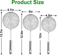 Populaire en acier inoxydable araignée passoire friture écumoire cuillère louche pour pâtes nouilles cuisine cuisine PASSOIR outil