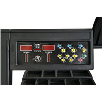 Équipement mobile de montage de pneus pour camionnettes, équilibreuse de roues automatique ±1G, machine d'équilibrage de roues à broche haute précision à réinitialisation automatique