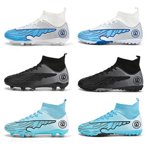 Tacos personalizados para exteriores, botas de fútbol altas, transpirables, FG, zapatillas de entrenamiento de fútbol, zapatillas de fútbol profesional para hombre - Product Image 4