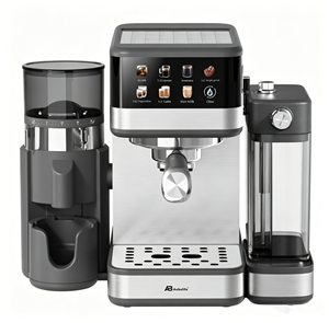Nouvelle cafetière à expresso Abbo, pompe haute pression 20 bars, double filtre en acier inoxydable pour améliorer la qualité du café avec réservoir d'eau <span class=keywords><strong>et</strong></span> de lait - Product Image 1
