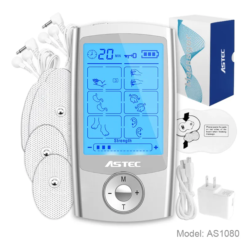 Health Care 16 Modes Portable Mini Tens Ems Massager Electronic Personal Body Massager
