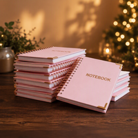 Agenda personnalisé A5 à spirale avec couverture en papier, non daté, hebdomadaire/mensuel, carnet de notes (100 pages)