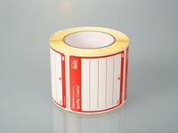 Fournitures de laboratoire emballage unique 95x95mm approuvé par la FDA Food & pharma seal close-it food étiquettes imprimables
