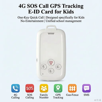 Rastreador GPS 4G con Botón SOS y Voz Bidireccional para Niños, Estudiantes y Personas Mayores - Posicionamiento Wi-Fi/GLONASS/GPS/LBS, Resistente al Agua IP65, Control por Aplicación
