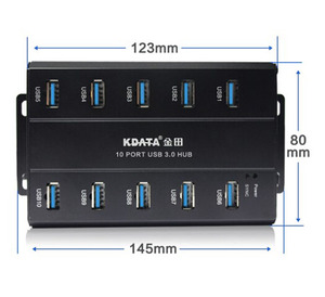 Industriales al por mayor 10 puertos USB3.0 adaptador de Hub estación de acoplamiento para muebles - Product Image 4