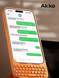 <span class=keywords><strong>Tastiera</strong></span> Wireless Retroilluminata Metakey 2.4Ghz con Attacco Magnetico <span class=keywords><strong>per</strong></span> <span class=keywords><strong>iPhone</strong></span> 16/17 Pro Max, Compatibile con Desktop, Protezione <span class=keywords><strong>per</strong></span> Telefono - Product Image 6