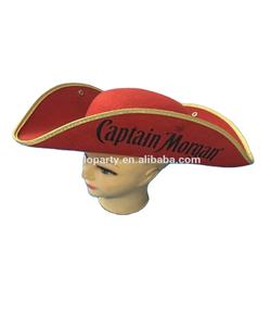Chapeau rouge <span class=keywords><strong>Captain</strong></span> Morgan pour fête, décoration de qualité supérieure, vente en gros 2021 - Product Image 1