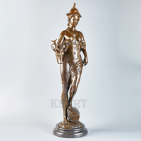 Sculpture d'art en bronze - Statue Diana Cerf, moulée à la main, couleur personnalisée, designs 100% sur mesure, décoration de jardin extérieur, impression par découpe.