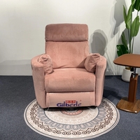 Cord-Sessel mit Manueller Verstellung, Ergonomischer Relaxsessel mit Seitlichem Kissen