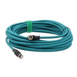 Cable Ethernet HangTon M12 con Codificación X de 8 Pines en Ángulo a RJ45 Cat7e Gigabit para Sensor de Visión, Cámara y Red - Product Image 6