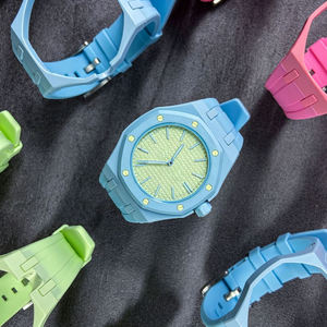 Kit de Modificación de Correa de TPU con Bisel de Cerámica de Lujo para la Nueva Serie de Relojes, Funda Protectora Deportiva Integrada - Product Image 6