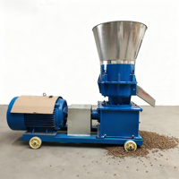 Youwell Nouvelle machine à granulés d'aliments pour volailles/bovins à moteur diesel/électrique en acier au carbone haute efficacité 22 kW, capacité 800 kg/h