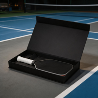 Boîte cadeau de luxe en carton rigide pour raquette de pickleball et de tennis de plage, finition mate, écologique, en stock usine
