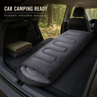 Matelas de voiture gonflable au design moderne avec pompe, housse de siège arrière portable pour SUV, résistant à l'eau, pour le camping en plein air