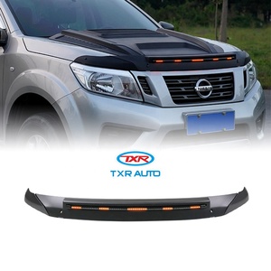 Protection de capot automatique en cours d'exécution LED Type couvercle de capot <span class=keywords><strong>noir</strong></span> mat pour <span class=keywords><strong>Nissan</strong></span> Navara NP300 2015-2021 <span class=keywords><strong>2022</strong></span>- - Product Image 2