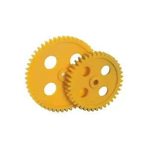 Customized Various Sizes Reel Plastic Gear Set Yellow