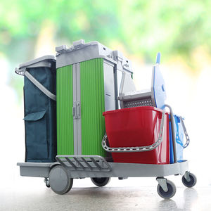 Carro de Limpieza con Cubeta, Carro de Limpieza para Conserje, Carro de Limpieza para Personal de Limpieza - Product Image 4