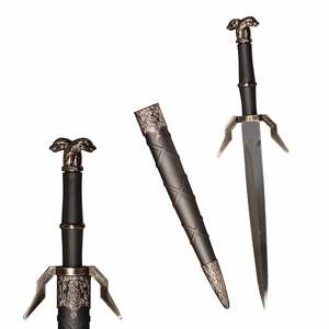 Populaire 37cm 0.2kg <span class=keywords><strong>Sword</strong></span> Valley <span class=keywords><strong>The</strong></span> <span class=keywords><strong>Witcher</strong></span> Geralt Aerondight Lady of Lake Ensemble d'épées jouets pour collection cosplay 14+ - Product Image 1