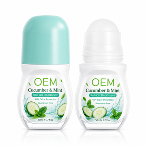 Desodorante en Barra de Pepino y Menta, Protección contra el Olor por 48 Horas, Sin Aluminio, 50 ml, 1.7 Fl Oz, Marca Privada OEM, <span class=keywords><strong>Antitranspirante</strong></span> al por Mayor - Product Image 1
