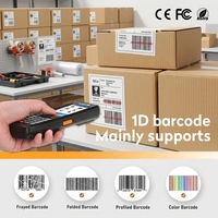 Lector de Códigos de Barras Inalámbrico JR RF6000 Serie 2D, Escáner de Largo Alcance para Almacenamiento, Logística y Almacenes