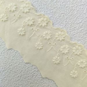 Nouveauté, ruban en dentelle brodée florale multicolore de 5,5 cm pour la décoration de robes, 16 yards - Product Image 3