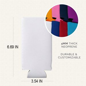 Oferta Especial: Fundas de Neopreno Delgadas para Latas, Personalizables, para Latas de Refresco, Portavasos Plegables - Product Image 2
