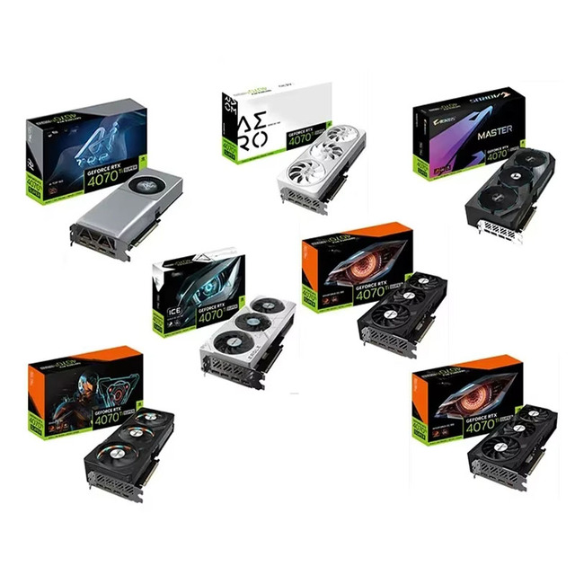 RTX 4070 Ti SUPER AI Graphic Card for GAMING OC ICE 16G Dual BIOS Desktop New Fan Open-Box China Origin
