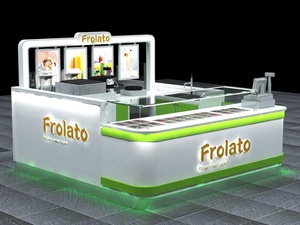 Tùy Chỉnh <span class=keywords><strong>Ice</strong></span> <span class=keywords><strong>Cream</strong></span> Juice <span class=keywords><strong>Kiosk</strong></span> Sữa Chua Đông Lạnh Gian Hàng Thực Phẩm <span class=keywords><strong>Kiosk</strong></span> Thiết Kế - Product Image 2