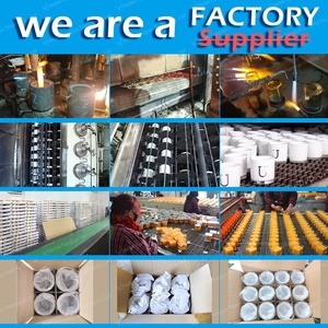 Đế nến, đèn lồng & lọ đựng nến thủy tinh độc đáo, màu hổ phách, mờ, tùy chỉnh, Giáng sinh, đám cưới, thương hiệu FENGJUN, 10oz - Product Image 6