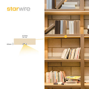 แถบไฟ Led โปรไฟล์อะลูมิเนียมแบบเอียง A2409องศา,สำหรับชั้นวางหนังสือแบบตั้งโต๊ะผลิตจากจีน - Product Image 3