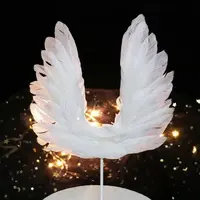 Décoration de gâteau d'aile d'ange décoration de fête d'anniversaire