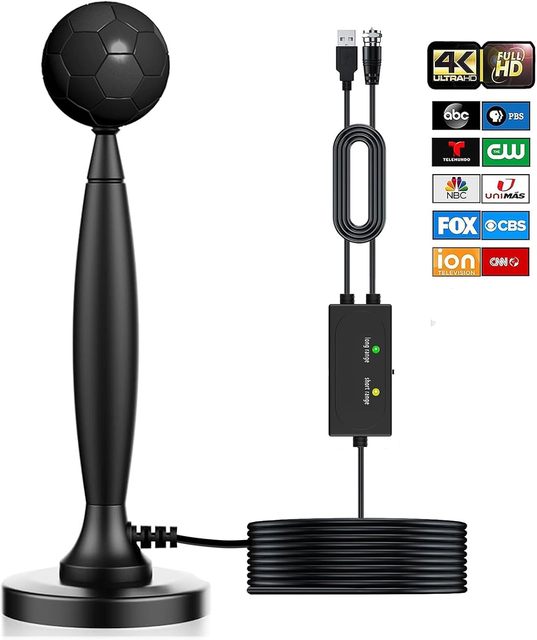 4K Ultra Hd Antenna With Strong Signal Amplifier Smart TV Digital Television Antenna for HDTV 4K 1080P