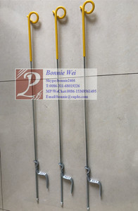 USA Popular Height 250mm White Color Top <strong>Fix</strong> Fence Outrigger Pigtail <strong>Post</strong> - Product Image 6