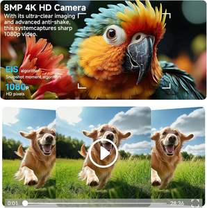 Gafas Inteligentes con IA y Cámara 4K de 8MP, Lentes de Sol con Asistente de IA en Tiempo Real, Traducción, Reproducción de Música, Llamadas y Hardware de Realidad Aumentada - Product Image 3