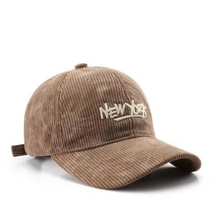Casquette de Baseball en velours côtelé commun de haute qualité structuré papa chapeau broderie <span class=keywords><strong>New</strong></span> <span class=keywords><strong>York</strong></span> réglable Snapback pour hommes femmes vêtements de plein air - Product Image 3