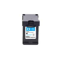 Kartrid Tinta Hitam dan Warna Remanufaktur 308 308XL untuk Hp 6110e/6122e/6520e