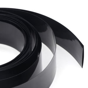 Tubo termorretráctil de PVC negro de 160mm ~ 500mm, paquete de batería Lipo 18650, funda de Cable, película aislada de litio, funda protectora - Product Image 3