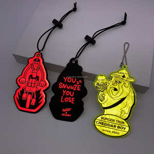 Llavero reflectante colorido con logotipo personalizado Llavero reflectante de PVC Reflector de seguridad para seguridad vial - Product Image 6