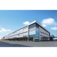 Entrepôt logistique moderne à structure métallique multi-voûtes - Bâtiment préfabriqué pour stockage industriel multi-zones, garage, hangar, ferme