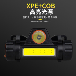 Linterna LED COB de Doble Fuente de Luz, Recargable, para Camping, Pesca y Actividades al Aire Libre - Product Image 3