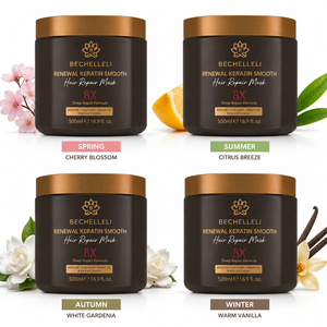 Kit de Traitement Capillaire au Kératine Brésilienne Bio Personnalisable, Crème <span class=keywords><strong>Masque</strong></span> à l'Huile d'Argan, Soin Capillaire Lissant et Réparateur, OEM/ODM - Meilleure Vente - Product Image 5
