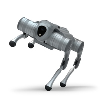 Perro Robot Serie C1, Perro Robot Biónico Inteligente con Android para Entretenimiento, Pantalla AMOLED Metálica para Niños, Control Remoto por Aplicación, Wi-Fi