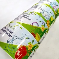 Stiker Botol Deterjen Laundry Label Pribadi Logo Kustom Tahan Air