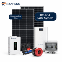 Sistem Tenaga Surya Off Grid 10kw All in One dengan Penyimpanan Baterai Lithium Lifepo4, Sistem Daya Rumah, Paket PV Lengkap, Kit Surya Lengkap